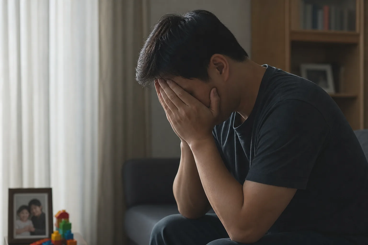 [앵커 한마디] "떳떳한 아빠로 돌아가고 싶다" 핵심 내용을 시각화한 이미지