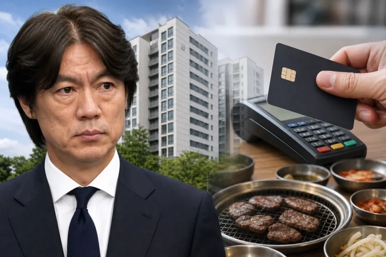 홍명보, 집 근처서 법카 1400만원 써…고깃집 등 결제 관련 스포츠 뉴스 이미지