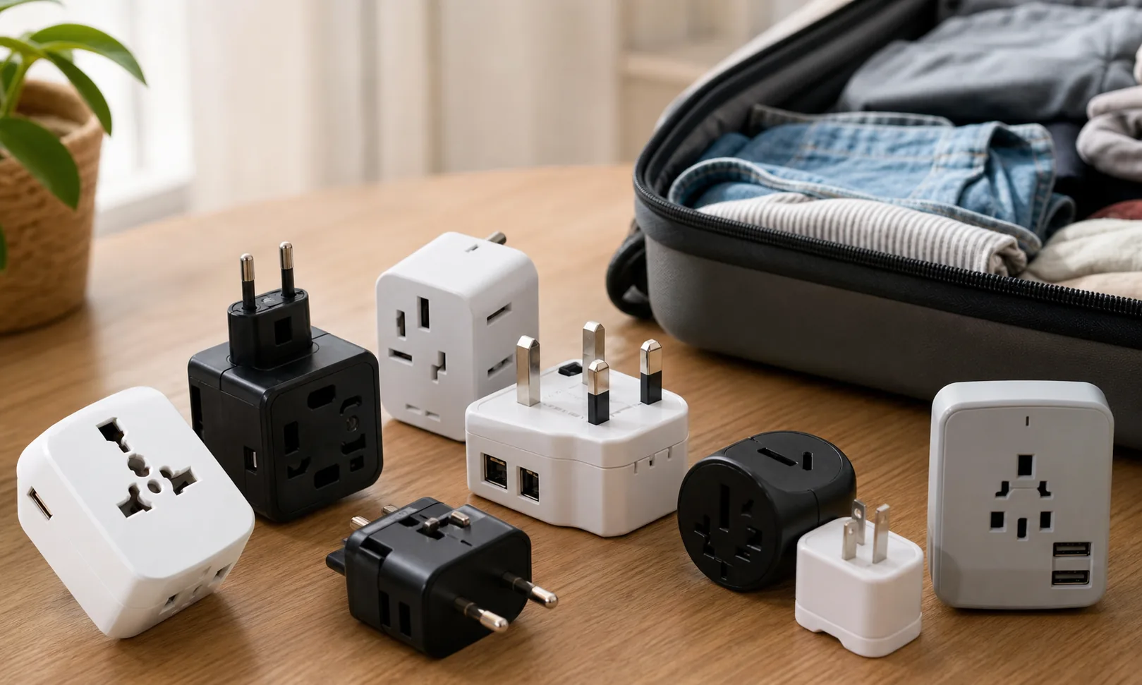 Brits urged to avoid dangerous plug adaptors this summer - what to watch out for 핵심 내용을 시각화한 이미지
