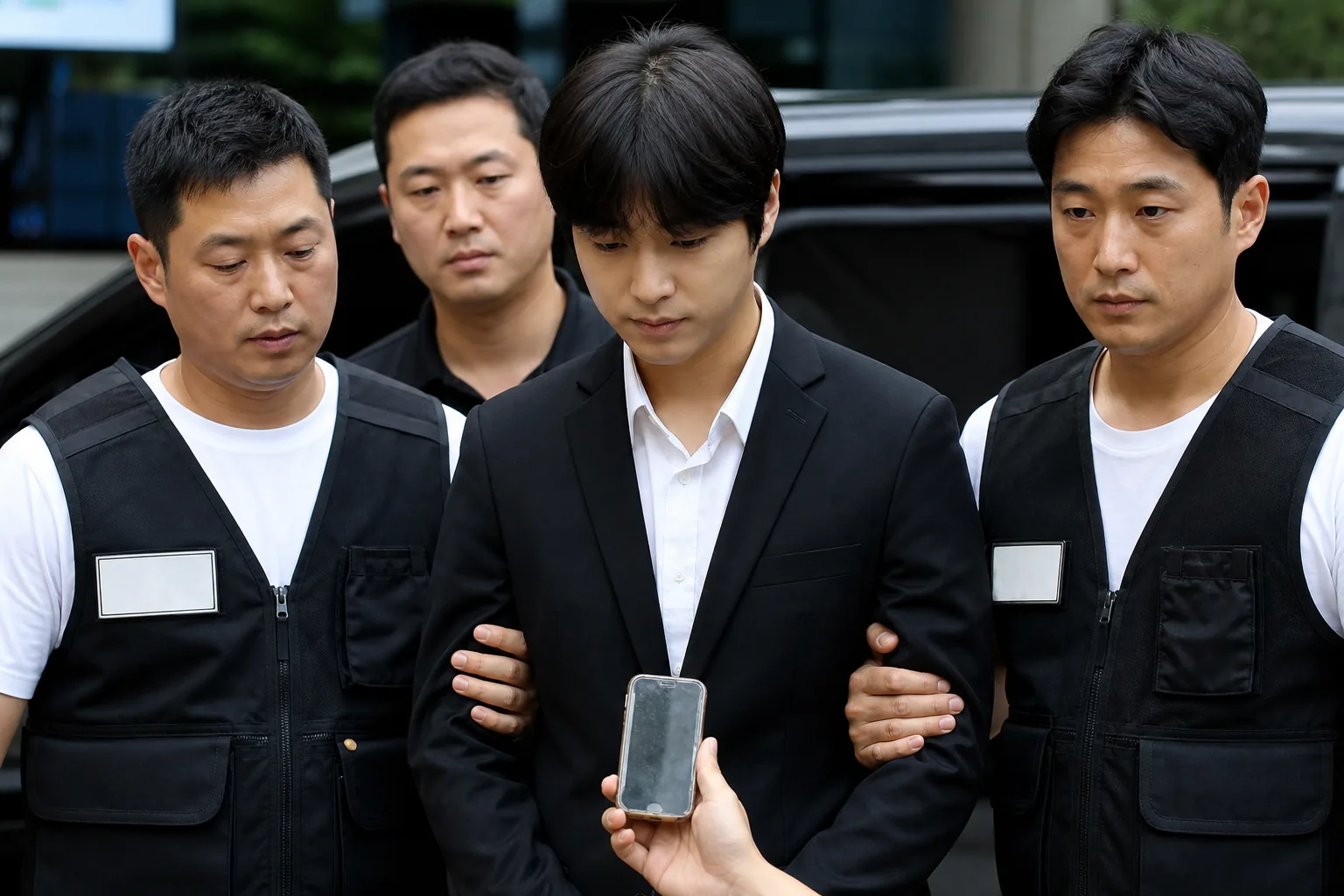 '자작극 인정' 정이한, 경찰에 깡통폰 냈다...'공모 여부' 밝힐 증거 사라졌나 배경과 파장을 설명하는 이미지