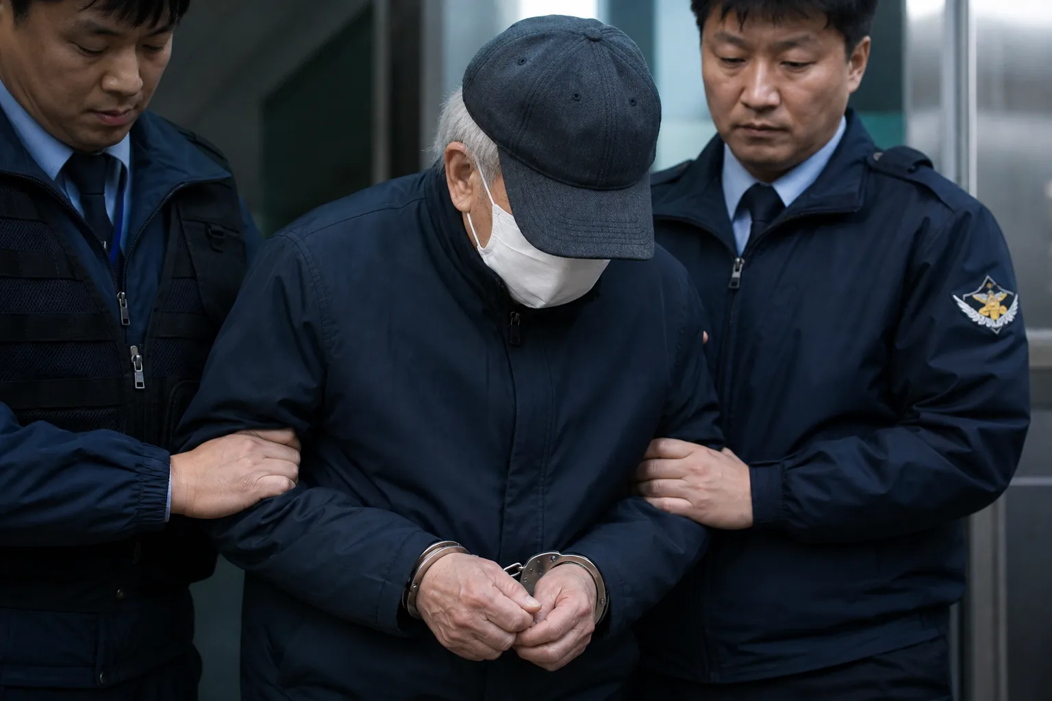"바람 났다고 의심"…80대 아내 살해한 90대 남편, 구속 송치 핵심 내용을 시각화한 이미지