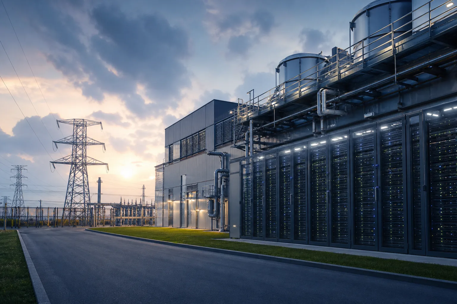 Data centres could pay hundreds of millions in deposits for power demands 배경과 파장을 설명하는 이미지