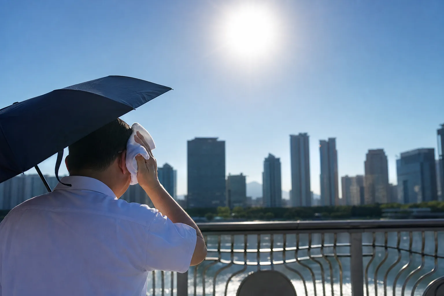 40도 폭염 뉴 노멀…7월에 경남 양산 40.3도 ‘극한 더위’ 핵심 내용을 시각화한 이미지