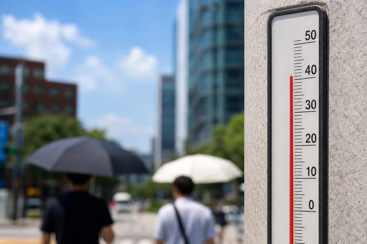 40도 폭염 뉴 노멀…7월에 경남 양산 40.3도 ‘극한 더위’ 배경과 파장을 설명하는 이미지
