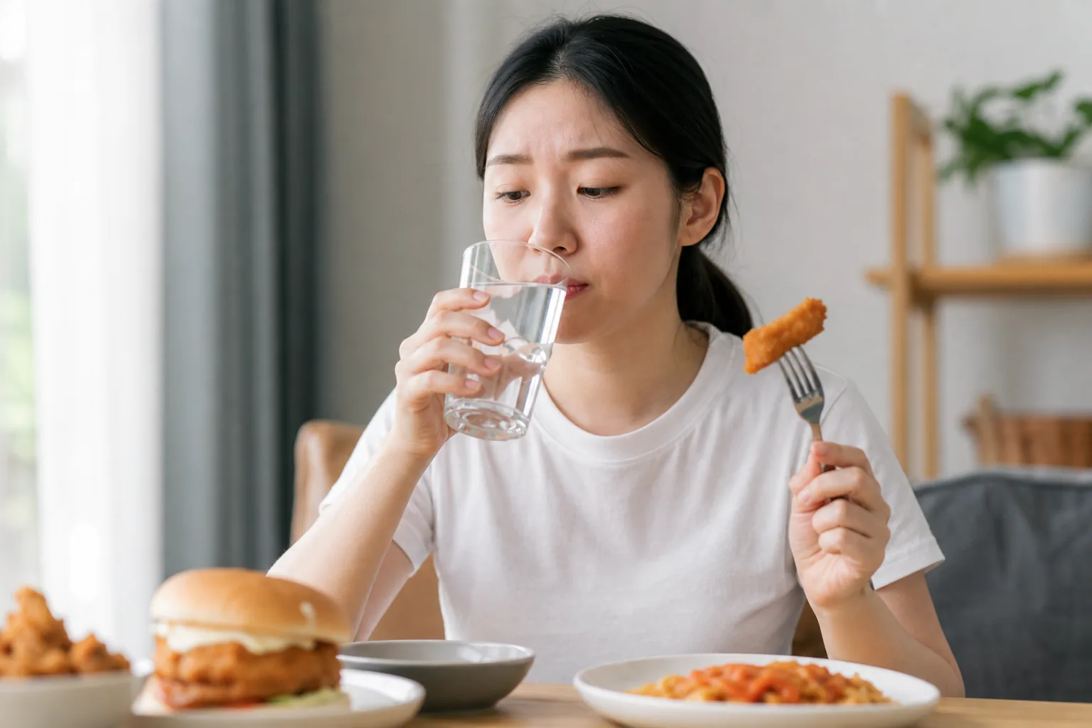 "살 빼려고 물 마셨는데"…오히려 식사량만 늘리는 이 습관 배경과 파장을 설명하는 이미지