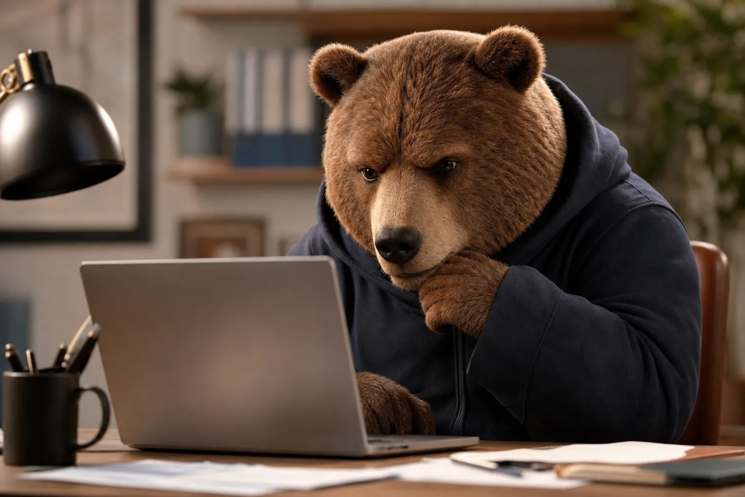 The Hugging Face AI break-in, as told through an increasingly committed bear metaphor 배경과 파장을 설명하는 이미지