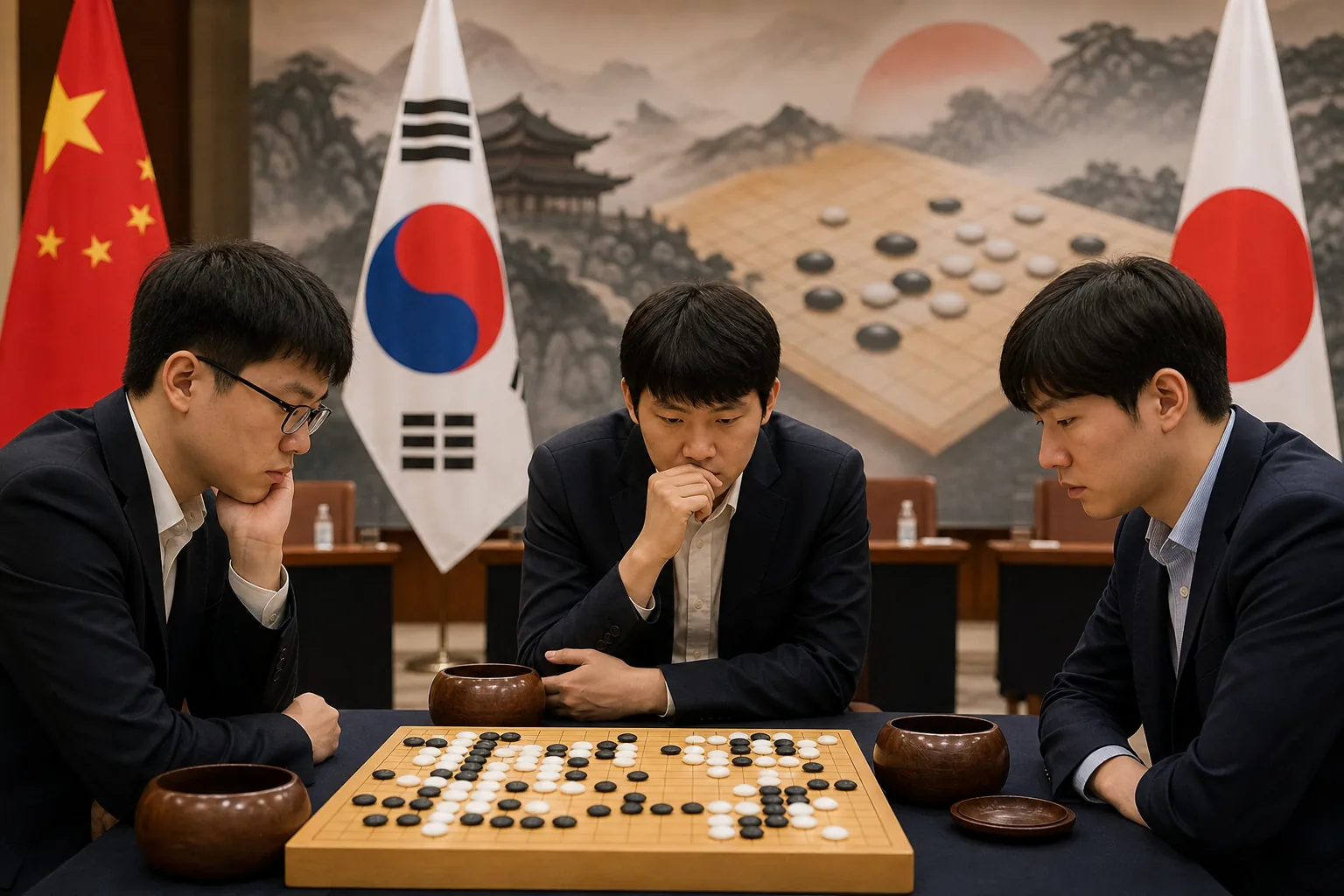 '바둑 삼국지' 농심배 와일드카드는 변상일…한국 7연패 도전 핵심 내용을 시각화한 이미지