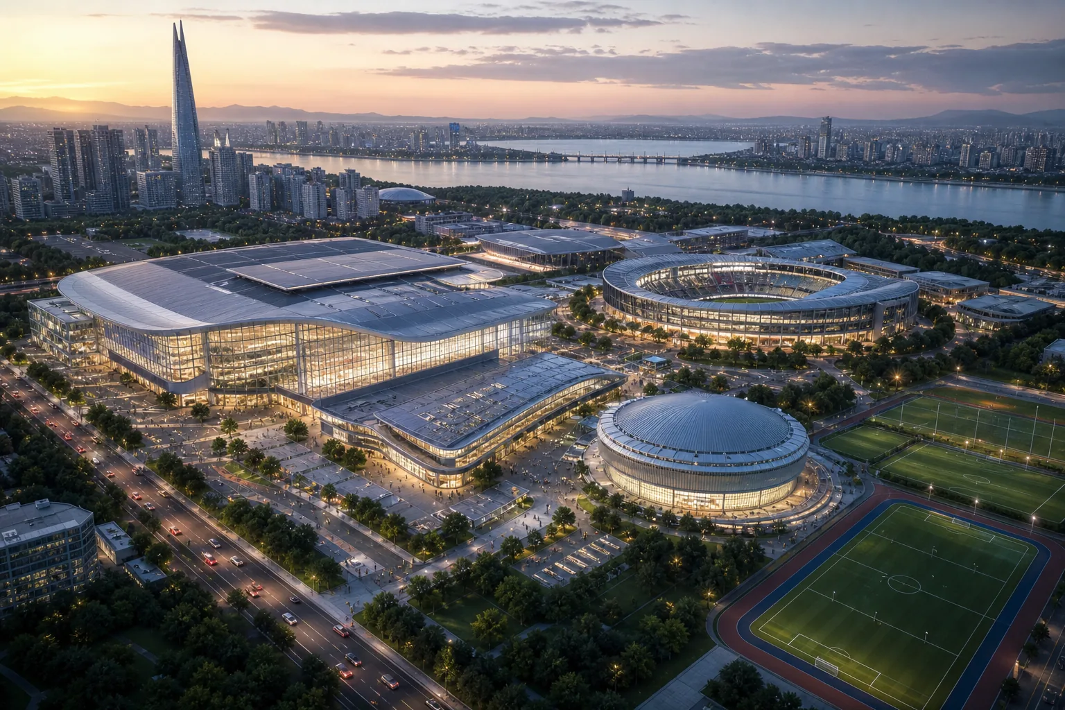 하나금융, ‘코엑스 2.5배 규모’ 잠실 복합공간 자금 조달 핵심 내용을 시각화한 이미지