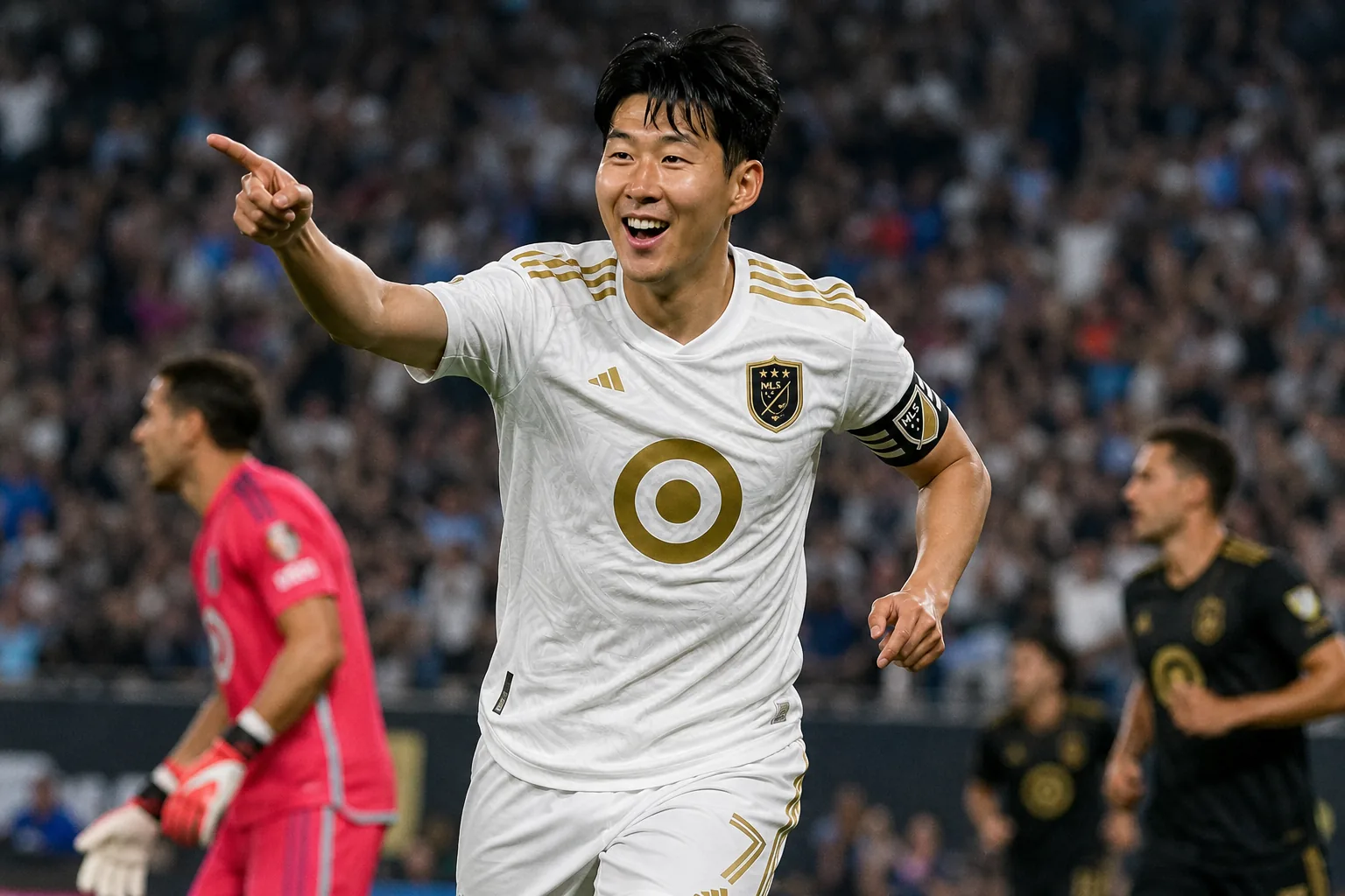 ‘별 중의 별’ MLS 주장 손흥민, 올스타전서 멀티골…전반 35분 교체 핵심 내용을 시각화한 이미지