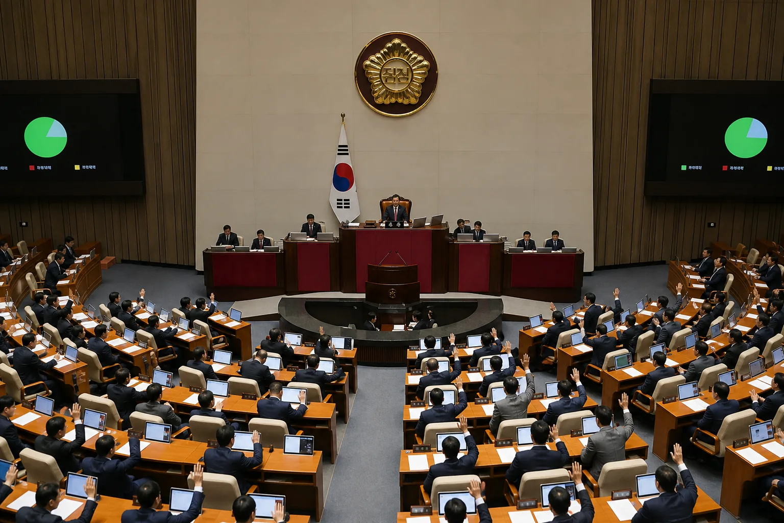 [속보] 선관위 특검법 본회의 통과…투표용지 부족·부실 선거관리 수사 핵심 내용을 시각화한 이미지