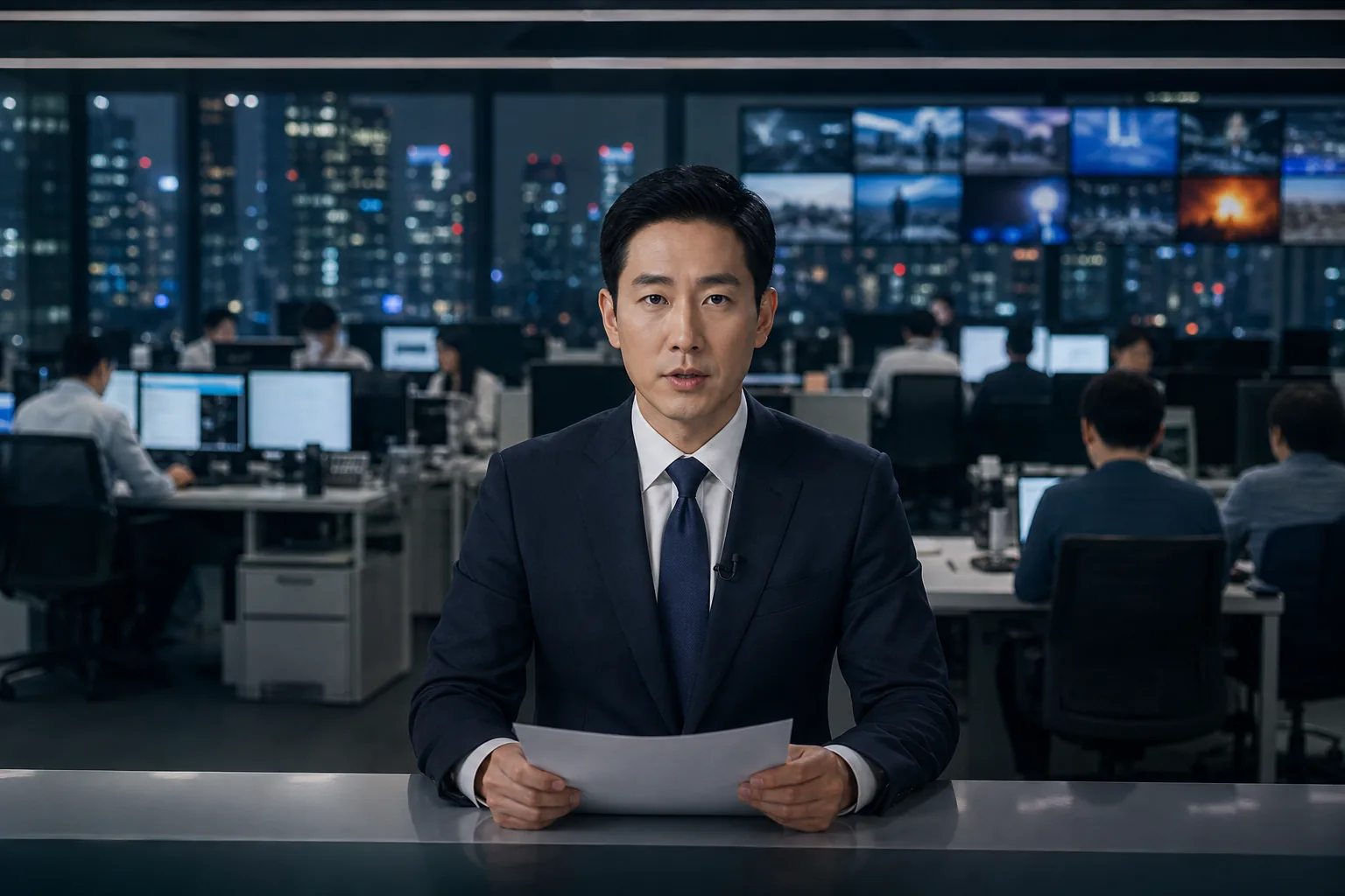 [뉴스룸 오프닝] 초유의 '월드컵 청문회' / 2분기에도 '세계 1위' / 유명 '미래학자'의 민낯 배경과 파장을 설명하는 이미지