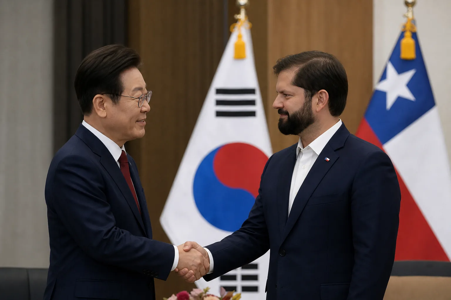 칠레 대통령 "세종 과학기지 양국 협력…이 대통령, 남극 방문해달라" 핵심 내용을 시각화한 이미지
