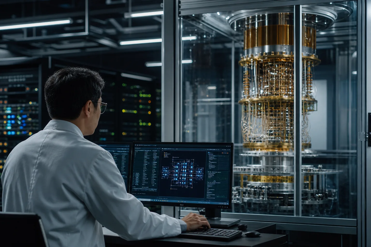 슈퍼컴퓨터로 못풀 문제 15분만에…IBM "양자 이점 달성" 주장 핵심 내용을 시각화한 이미지