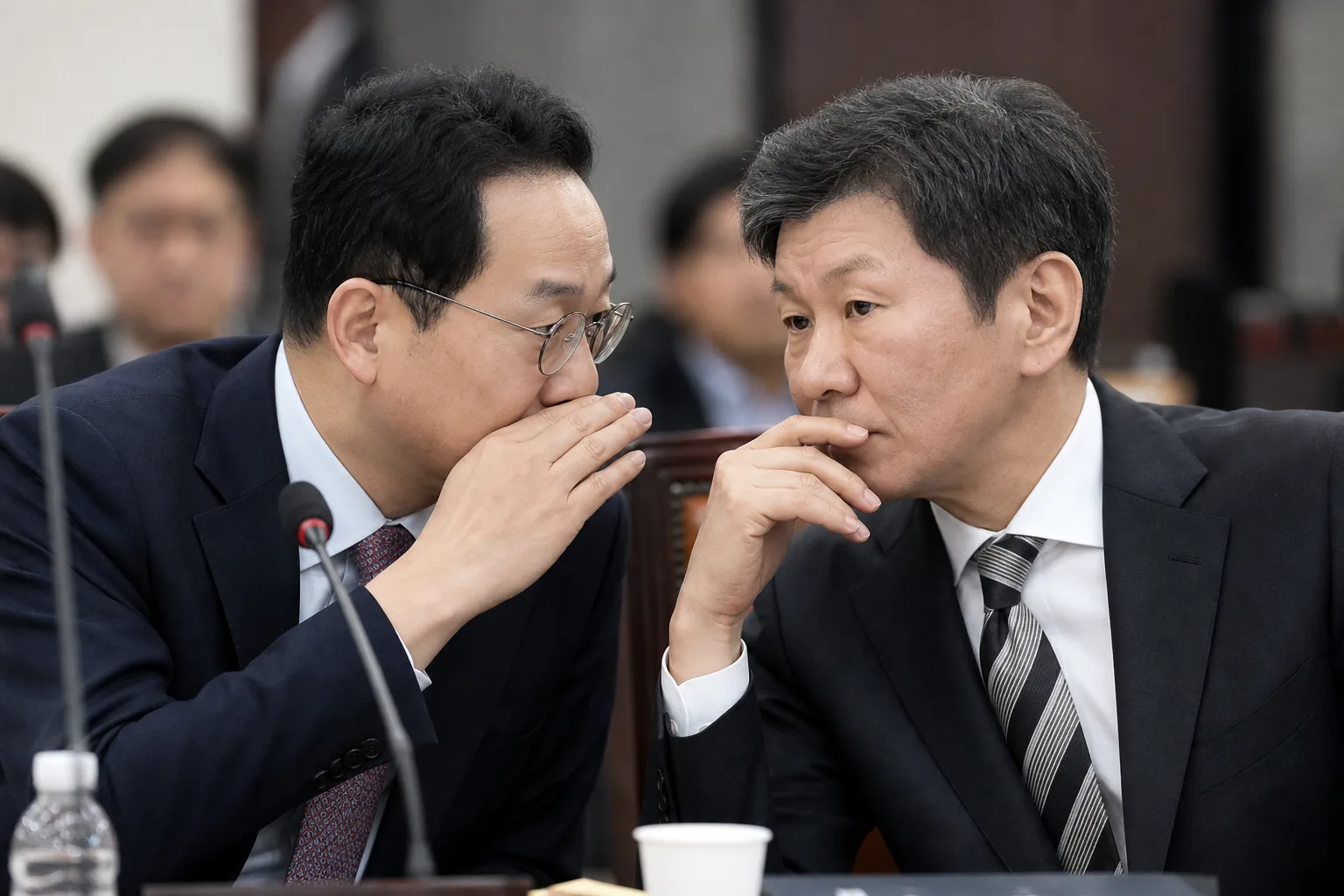 국힘, 윤용근 '정몽규 문자'에 "친분으로 가볍게 의견 전달" 배경과 파장을 설명하는 이미지
