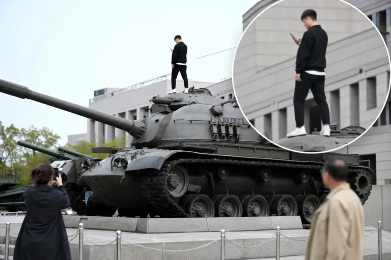 대놓고 안내판 무시…전쟁기념관 탱크 올라탄 중국인 추정 관광객 관련 사회 뉴스 대표 이미지