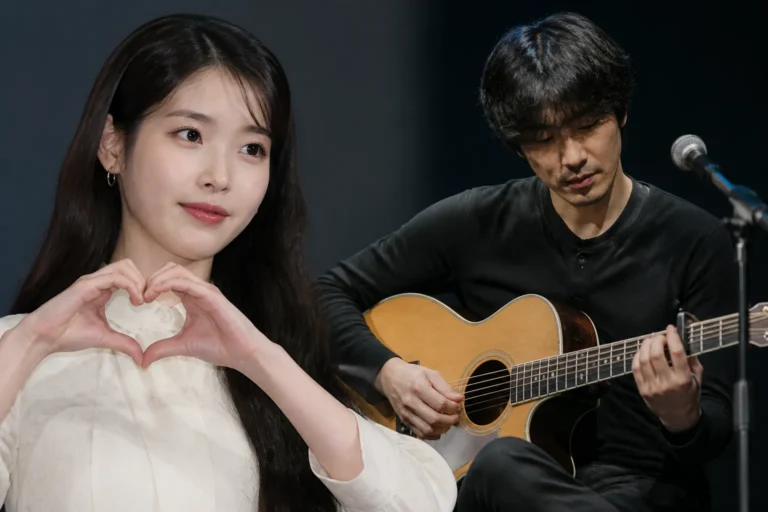 공연장을 찾은 배우와 동료의 응원을 상징하는 이미지
