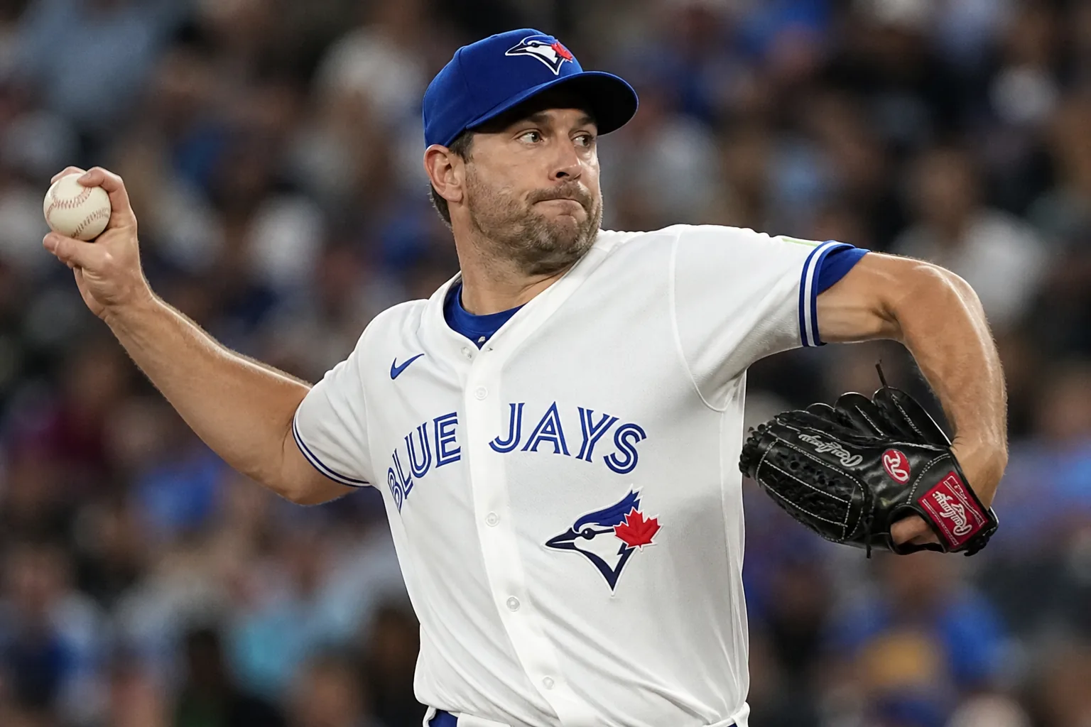 베테랑 우완 투수 셔저, MLB 통산 탈삼진 10위…3천516개 핵심 내용을 시각화한 이미지