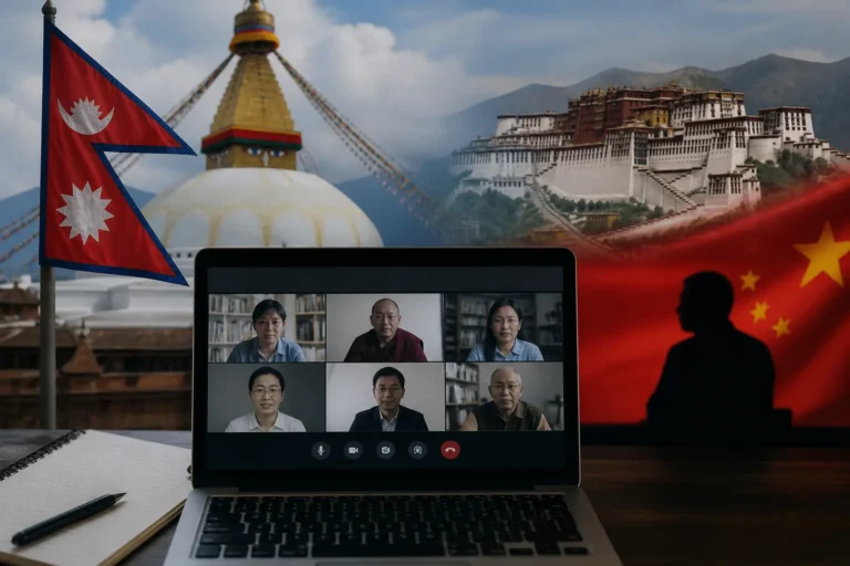 네팔과 티베트의 문화·학술 교류를 상징하는 산악 도시 풍경