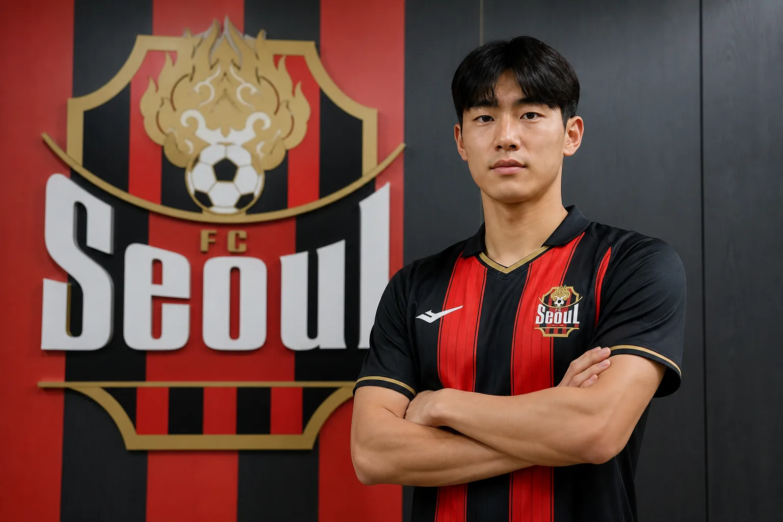 축구 중원에서 공을 차단하는 미드필더 이미지