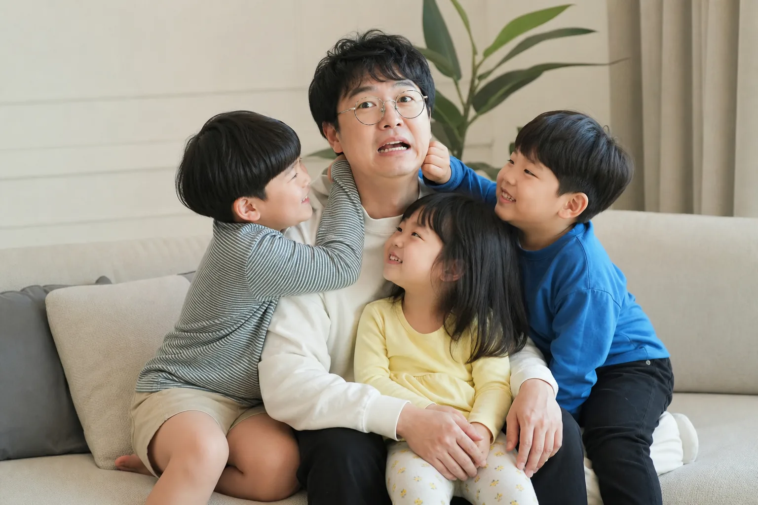 홍인규, 아이 셋에 방 다 내줬다…막내딸 방서도 쫓겨나 ‘거실 신세’ (홈즈) 핵심 내용을 시각화한 이미지