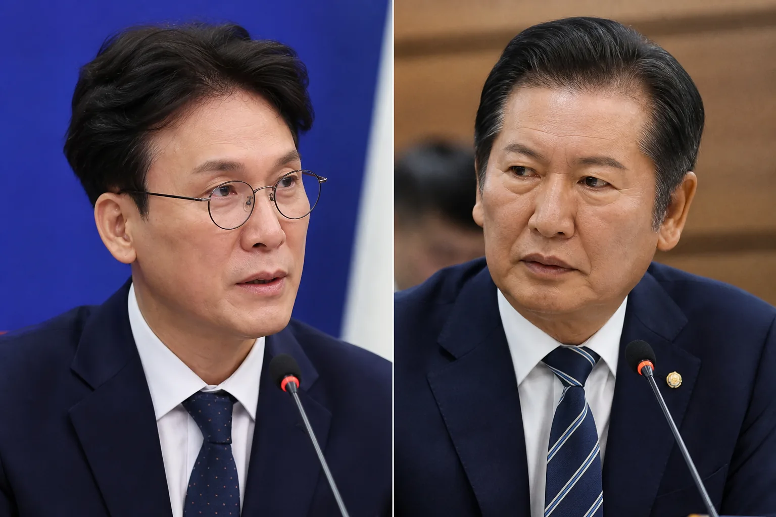김민석 46.8% 정청래 35.2%...호남에선 김민석 지지 응답 과반 배경과 파장을 설명하는 이미지