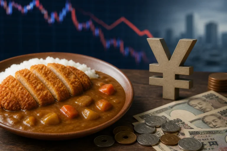 일본 엔화와 돈가스 카레 구매력 지수