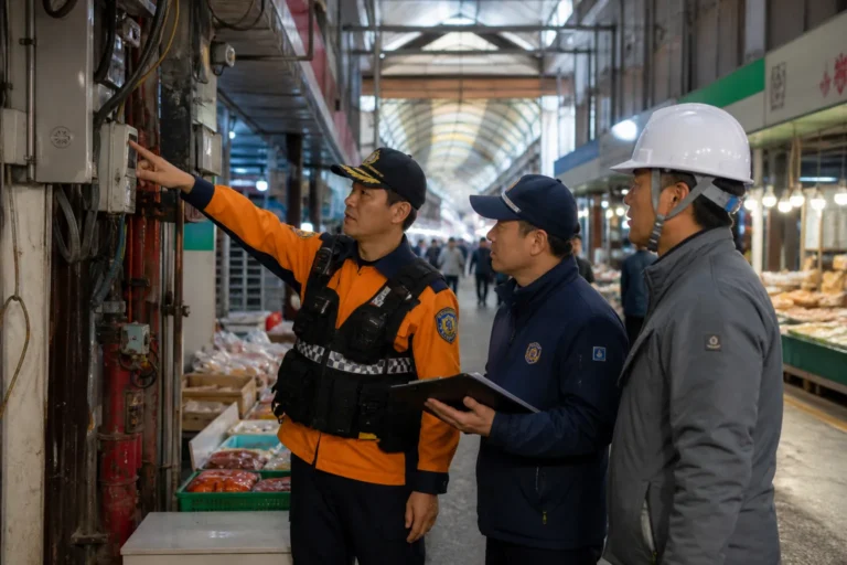 전통시장 전기 가스 화재 안전점검