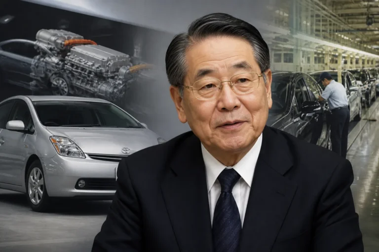 하이브리드 자동차 산업 혁신을 이끈 일본 경영자 이미지