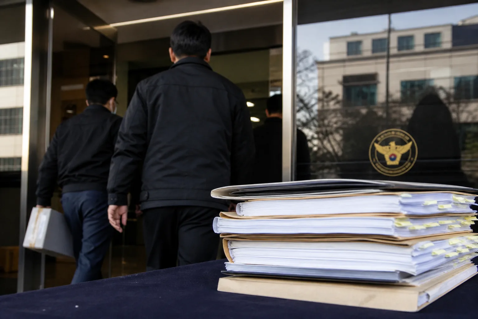 전세계약서와 선순위 보증금 내역을 확인하는 임차인