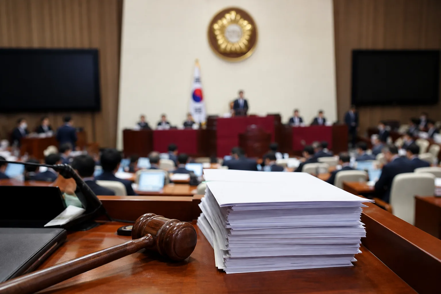 국회 윤리 절차와 의원 징계안을 심사하는 회의