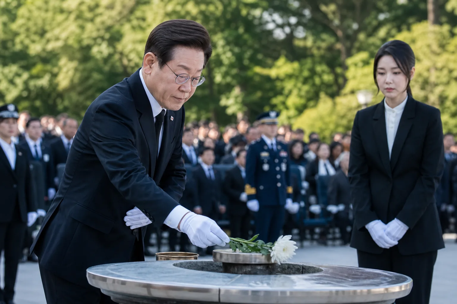 지역 성장과 청년 기회를 상징하는 도시와 산업 현장