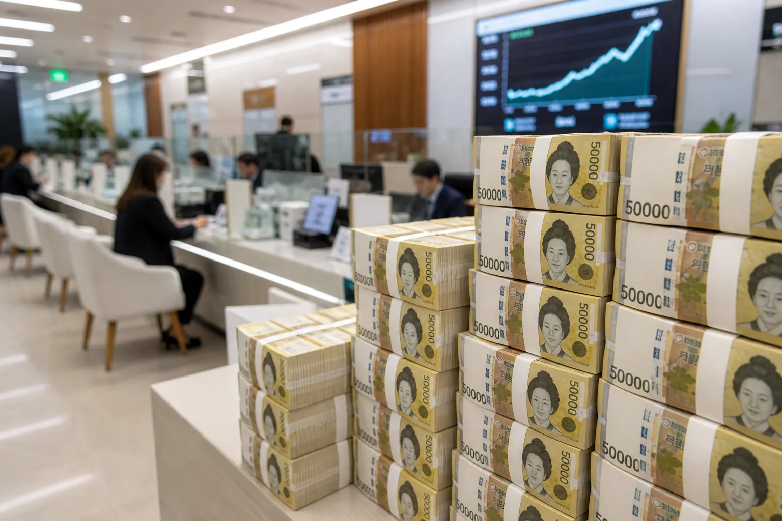5대 은행 정기예금 999조 돌파…1000조 시대 눈앞 핵심 장면