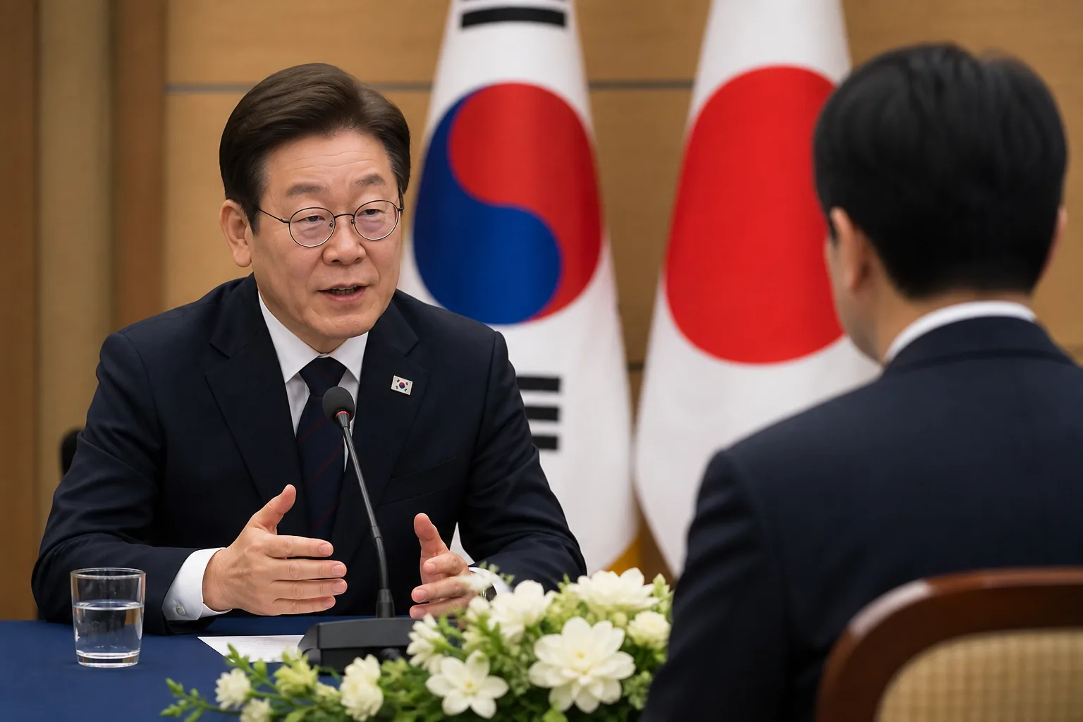 이 대통령, 신뢰 기반 실용적 대일외교 강조 핵심 장면