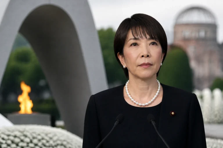 다카이치, 패전일 추도사서 반성 언급 없어 대표 이미지