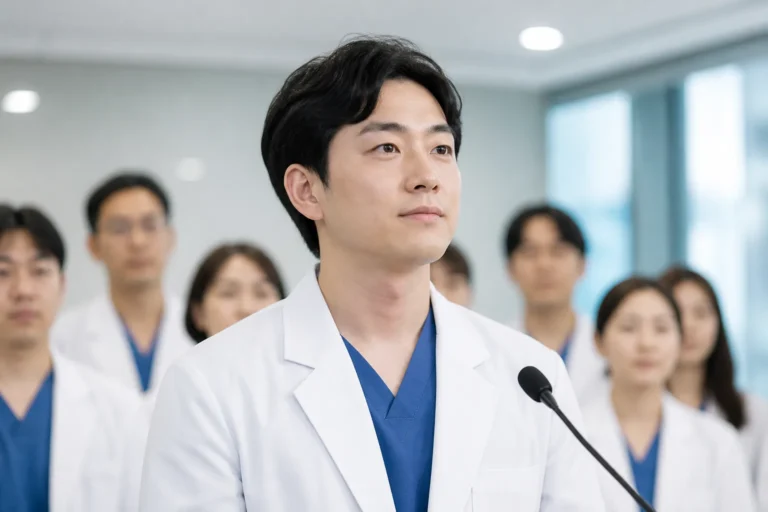 전공의노조 새 위원장에 남기원 전공의 선출 대표 이미지