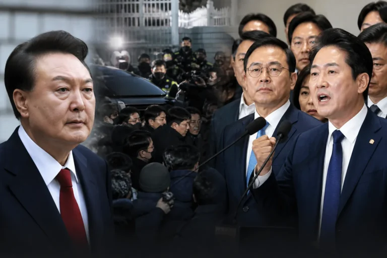 민주당, 윤석열 체포 방해 의혹 국민의힘 의원 비판 대표 이미지