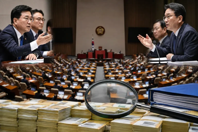 820조9000억 원 규모 2027년도 정부 예산안의 국회 제출