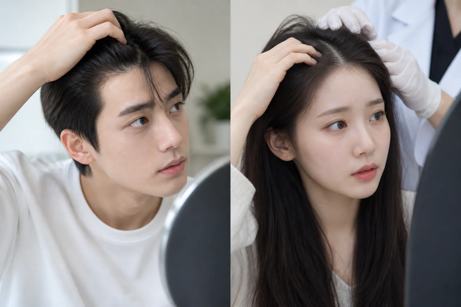 아이돌도 "머리 심었다"…'20대' 강민·이채연, 모발 이식 고백 [건강!톡] 핵심 내용을 시각화한 이미지