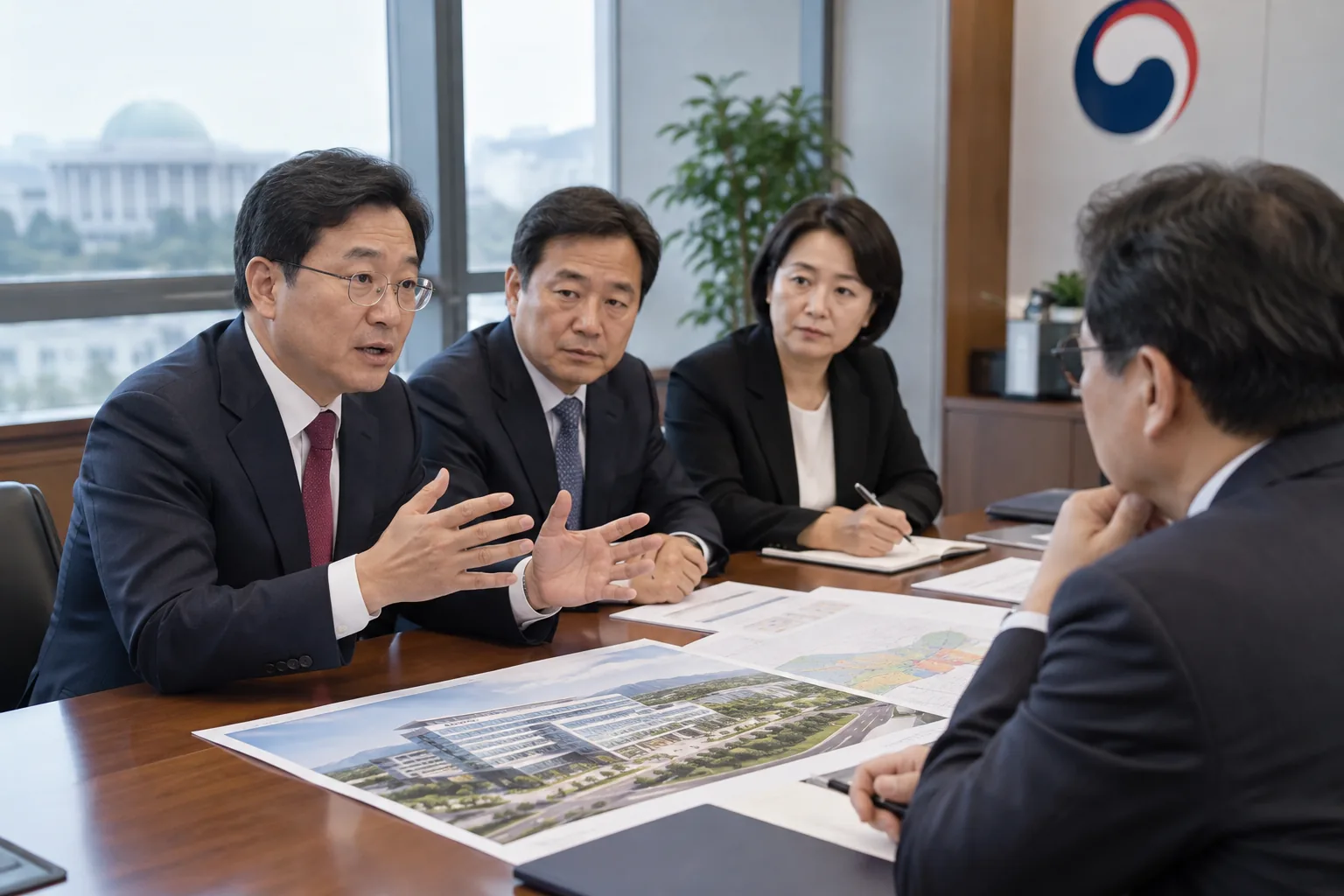 "국립치의학연구원 천안에 설립해야"…천안시, 복지부 방문 건의 핵심 내용을 시각화한 이미지