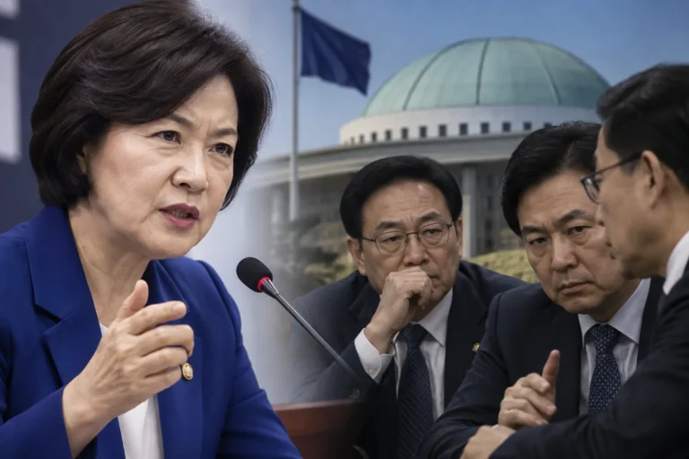 민주당 주류 일각, 대통령 비판 추미애에 격앙…"윤에게 할 법한 극언" 관련 정치 뉴스 대표 이미지
