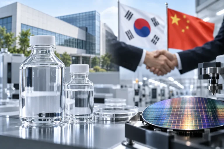 LG화학, 반도체 소재 시장 공략 박차…中 업체와 ‘초고순도 세정 소재’ 사업 협력 관련 경제 뉴스 대표 이미지