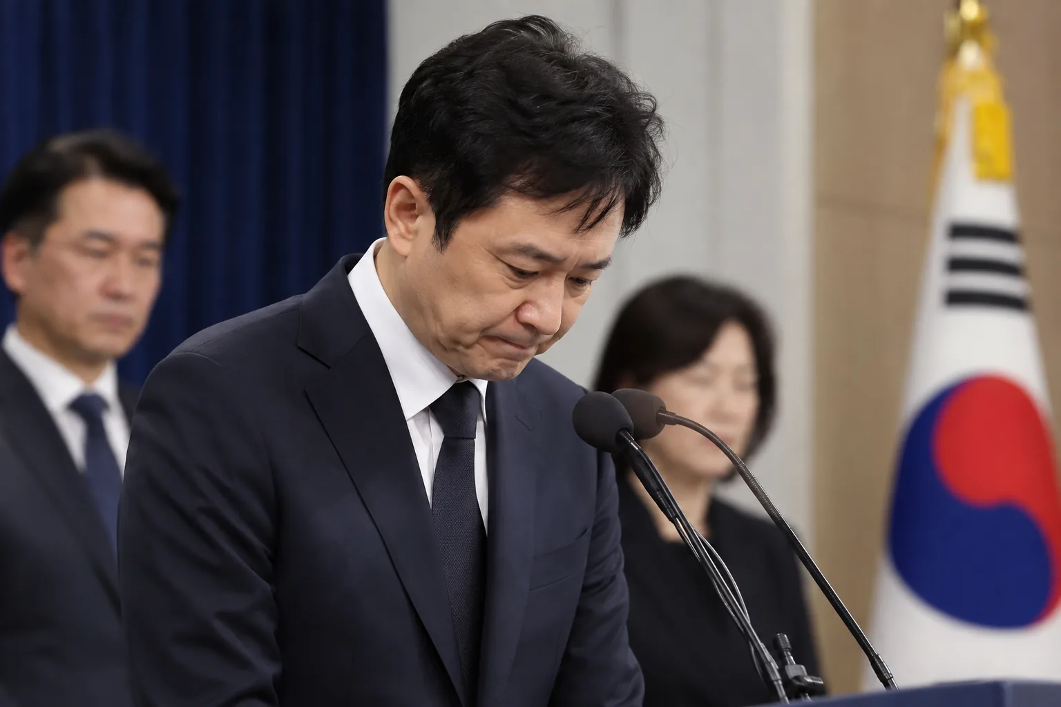김성수 '처남 찬스' 사과…이 대통령 파기환송엔 "절차 이례적" 핵심 내용을 시각화한 이미지