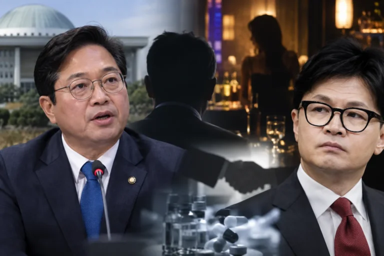 김승원 신약 로비 의혹 브로커 "한동훈, '룸살롱 마담' 정정해달라" 관련 정치 뉴스 대표 이미지