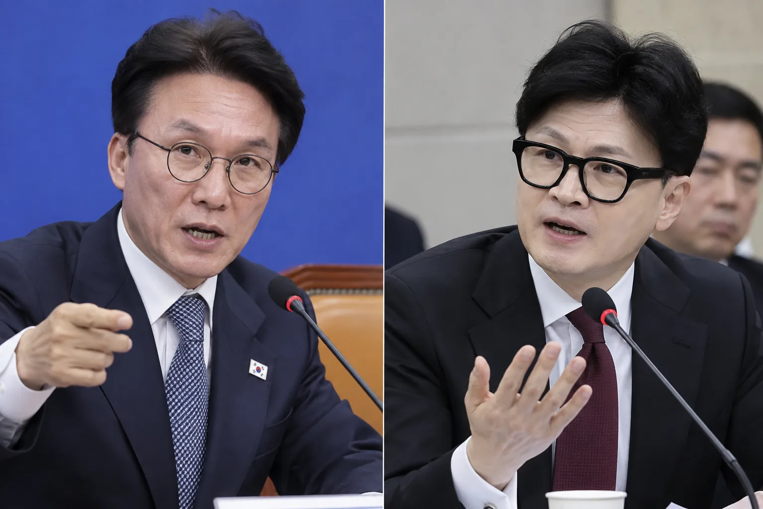 김민석 "막말동훈보다 깐족동훈이…" 한동훈 "멘탈 깨졌나" 핵심 내용을 시각화한 이미지