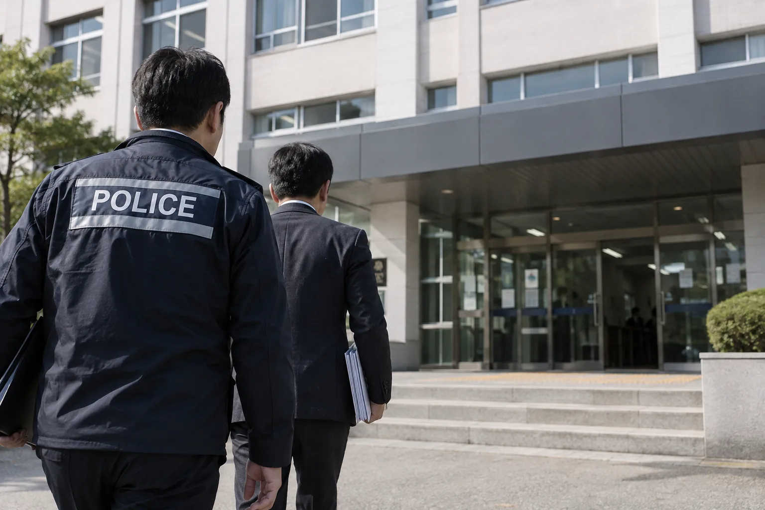 경찰, 광주 특성화고 공모사업 위법성 의혹 재수사 핵심 내용을 시각화한 이미지