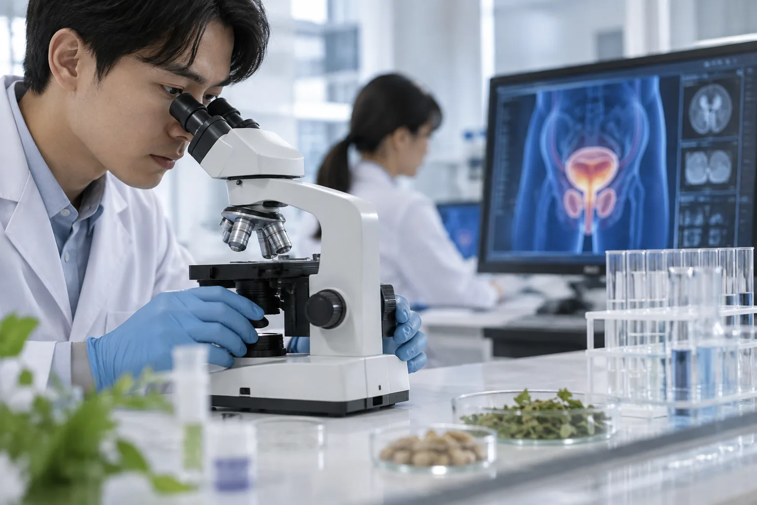국책 연구로 개발된 전립선 건강 신소재 적용 배경과 파장을 설명하는 이미지