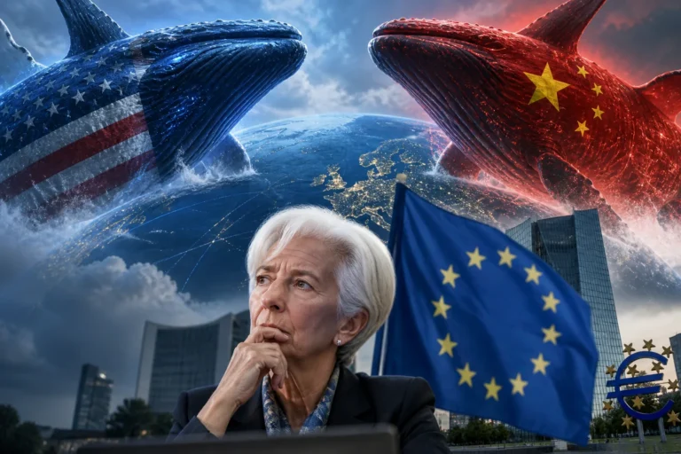 美·中 AI ‘고래 싸움’에…ECB 수장 “유럽, 종속 또는 성장포기 ‘곤란한 선택’ 직면” 관련 경제 뉴스 대표 이미지