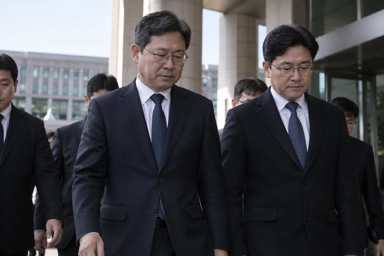 김승원 청문회 열리던 때 '나란히 법정행'…묵묵부답 핵심 내용을 시각화한 이미지