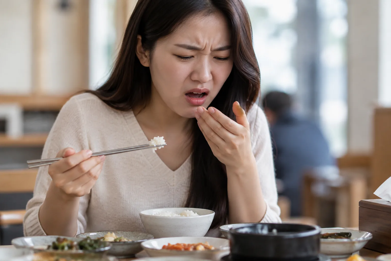 밥 먹다 갑자기 "악!"…돌 씹었다며 "뭘 줘야 가지" 배경과 파장을 설명하는 이미지