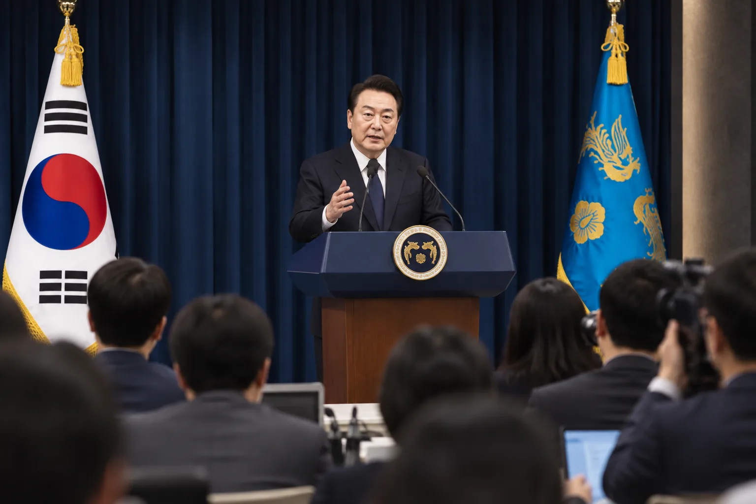 이 대통령 모레 기자회견…"주요 현안 입장 밝힐 것" 핵심 내용을 시각화한 이미지
